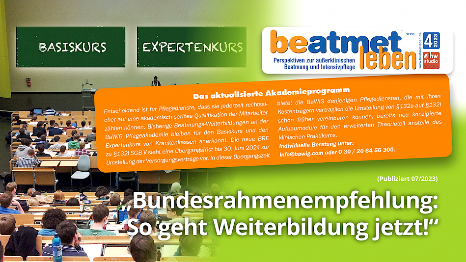 BaWiG - Infografik über die Bundesrahmenempfehlung zur Weiterbildung