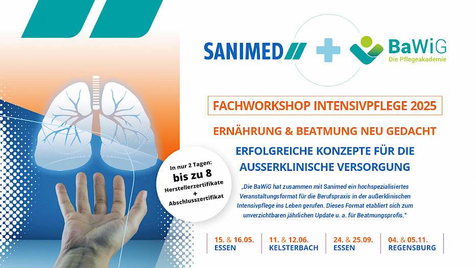 BaWiG - Infografik über den "Fachworkshop Intensivpflege 2025"