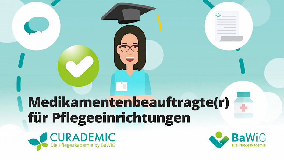 BaWiG - Grafik mit dem Beruf "Medikamentenbeauftragte(r) für Pflegeeinrichtungen"